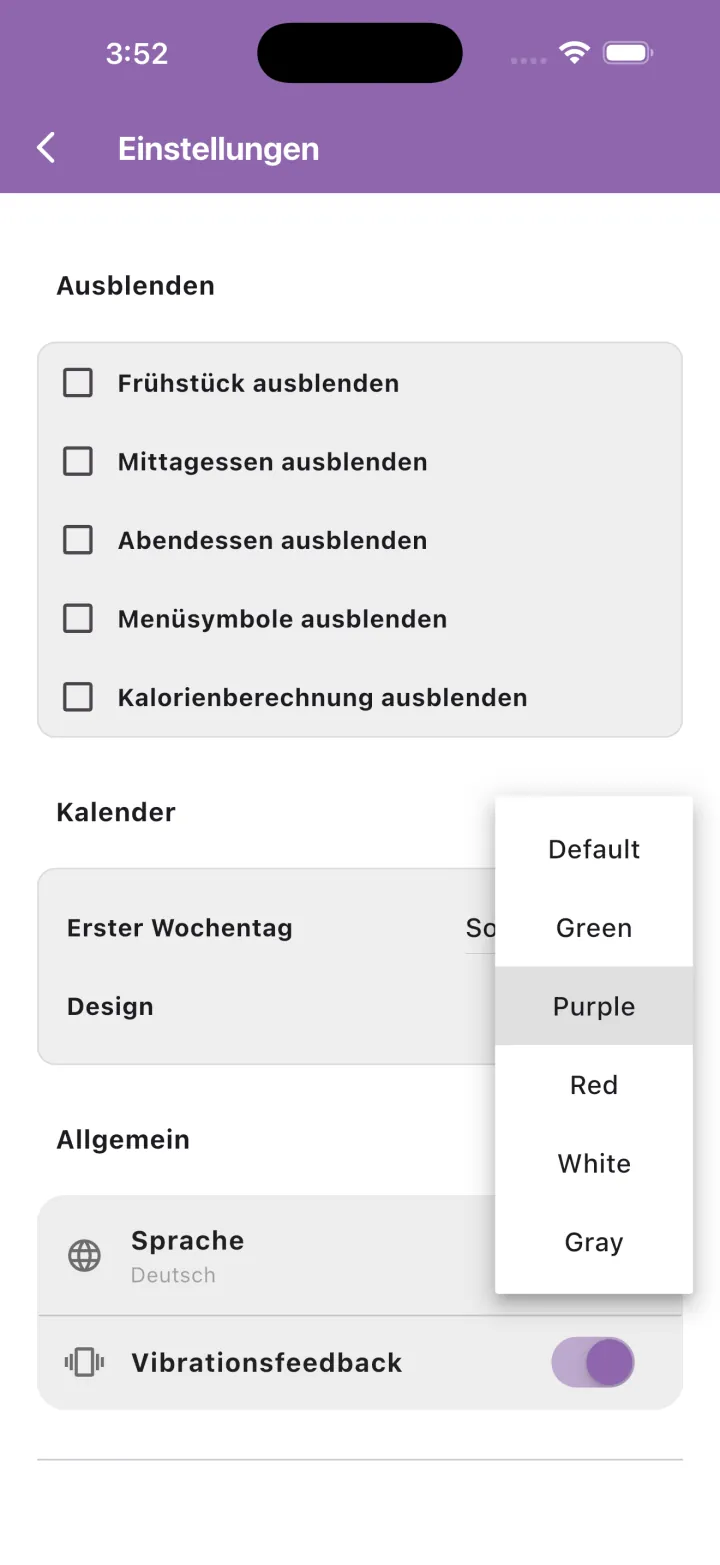 Einstellungen