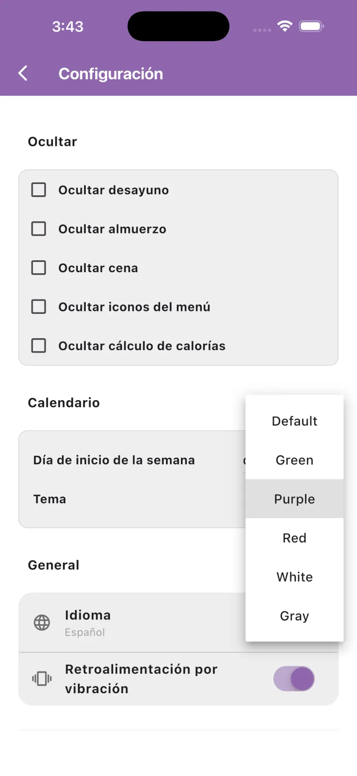 Configuracion